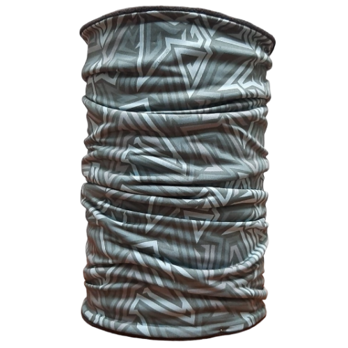 Cuello Multifuncion Doble Geometric Verde