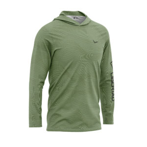 Remera con CAPUCHA Verde Palmera