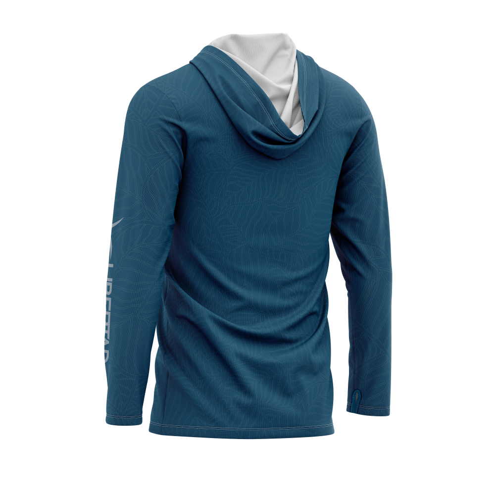 remera con capucha azul 1